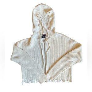 TRENDY Threads Sweater Womens CROP Fall  Casual  Distressed XL